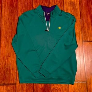 Augusta nationals masters green quarter zip